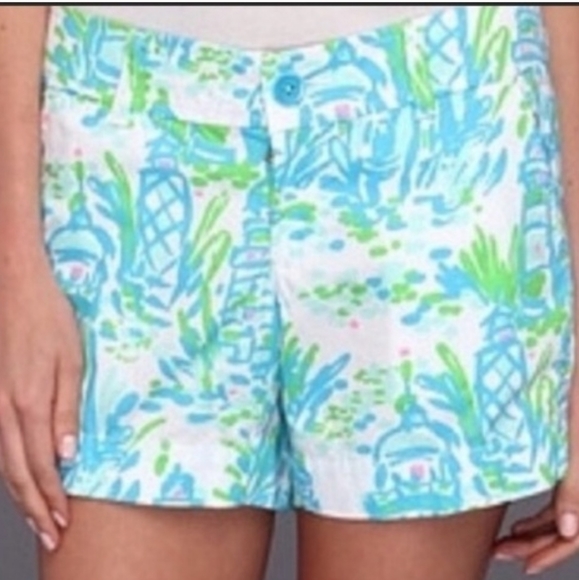 Lily Pulitzer walsh short cotton lighthouse shorts - Picture 2 of 7